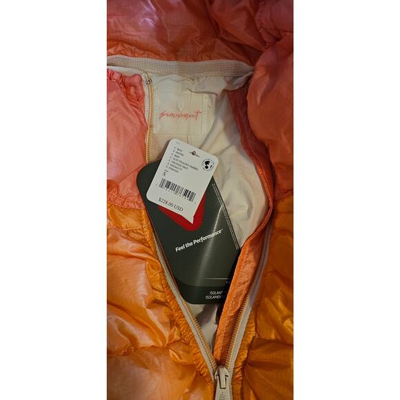 NWT FREE PEOPLE Scrunchy Glossy Printed Pippa Packable Puffer Jacket $228 SMALL - Picture 8 of 8